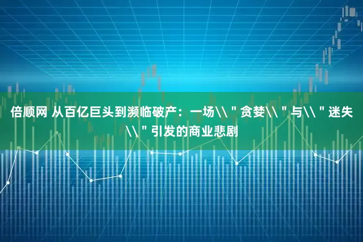 倍顺网 从百亿巨头到濒临破产：一场\＂贪婪\＂与\＂迷失\＂引发的商业悲剧