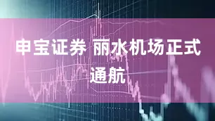 申宝证券 丽水机场正式通航