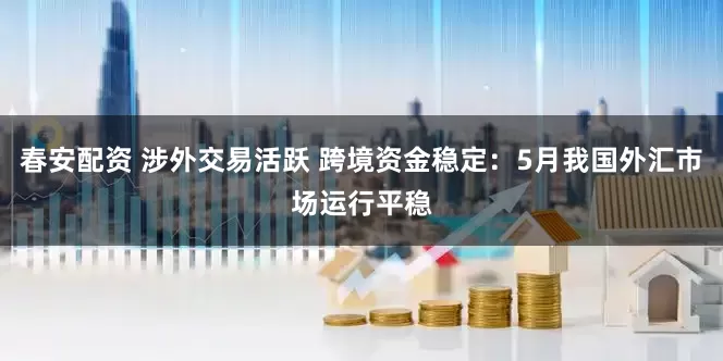 春安配资 涉外交易活跃 跨境资金稳定：5月我国外汇市场运行平稳